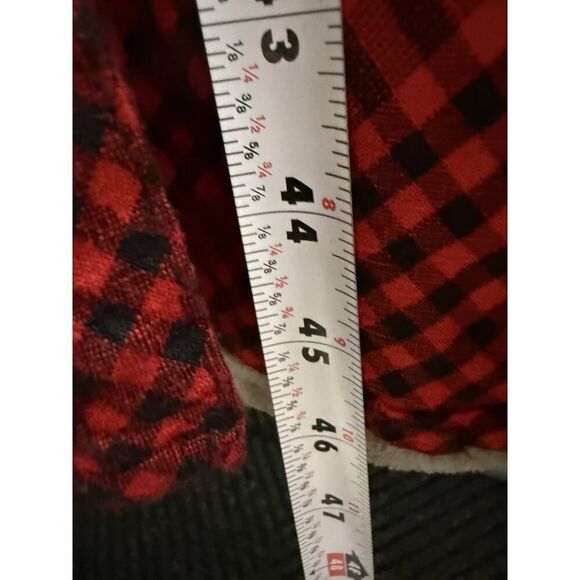 Faherty Sandia Red Black Gingham Maxi Dress Small Boho Cottagecore Fall Look - Picture 13 of 16